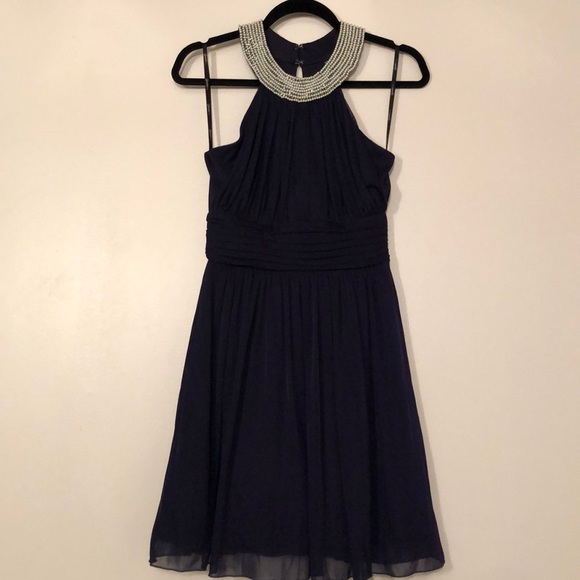 Juniors Navy Homecoming or Prom or Dance Dress - Picture 1 of 5